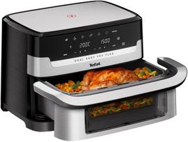 tefal easy fry - Tefal Dual Easy Fry Flex EY922D 9 L Juoda (Black) - 8 nuotrauka