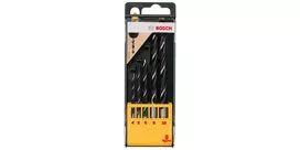 graztas 0.2 mm - Grąžtų komplektas Bosch, medienai, tiesus, 10 mm x 12 cm, 5 vnt. - 3 nuotrauka