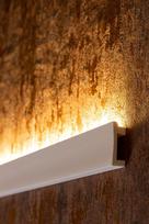mokivezi - Apdailos juostelė/grindjuostė HOMESTAR Classic CU LED, spl. balta, 60x20x2000 mm, 61000 - 3 nuotrauka