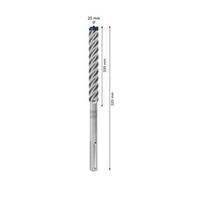 sds max - Grąžtas betonui Bosch 2608900240; 25x200x320 mm; SDS-max - 6 nuotrauka
