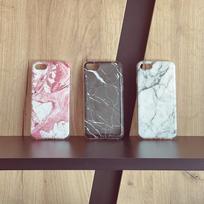 s22 ultra deklai - Wozinsky "Marble Gel Case for Samsung Galaxy S22 Ultra" Balta (White) - 4 nuotrauka