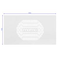 kosmetinis stalas baltas - Kosmetinis staliukas ActivEshop Momo 04-SL, balta sp., 76 cm x 60 cm x 120 cm - 6 nuotrauka
