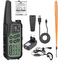 nesiojamas radijas - Baofeng BF-T25E Žalias (Green), 2 vnt. - 15 nuotrauka