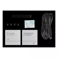 deepcool pf500, 500 w - Deepcool PF500X 500W, Juodas (Black) - 3 nuotrauka