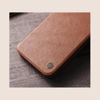 s22 plus telefonas - Nillkin "Qin Book PRO Case Galaxy S22 Plus" Brown - 6 nuotrauka
