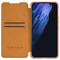 s22 plus telefonas - Nillkin "Qin Book PRO Case Galaxy S22 Plus" Brown - 16 nuotrauka