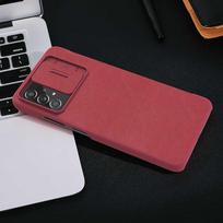 odinis telefono deklas - Nillkin "Qin Leather Pro Case Galaxy A73" Black - 3 nuotrauka