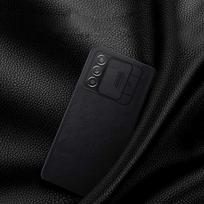 odinis telefono deklas - Nillkin "Qin Leather Pro Case Galaxy A73" Black - 12 nuotrauka
