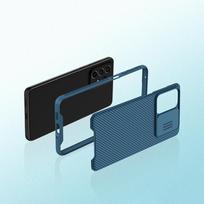 telefono kameros apsauga - Nillkin "CamShield Case Galaxy A73 5G" Blue - 7 nuotrauka