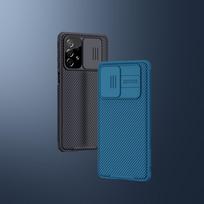 telefono kameros apsauga - Nillkin "CamShield Case Galaxy A73 5G" Blue - 9 nuotrauka