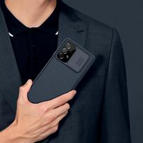 telefono kameros apsauga - Nillkin "CamShield Case Galaxy A73 5G" Blue - 11 nuotrauka
