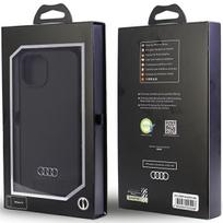 iphone 14 silikoninis deklas - Apple iPhone 14 Audi silikoninis dėklas (AU-LSRIP14-Q3/D1-BK) juodos spalvos - 2 nuotrauka