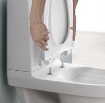 pastatomas klozetas su rimless - Unitazas Laufen Kompas Rimless, su dangčiu, 360x560 mm - 3 nuotrauka