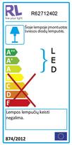 lubinis led sviestuvas juodas - Reality Zeta, LED, 24 W, 2700-6000 °K, Juodas/Auksinis (Black/Gold) - 2 nuotrauka