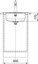 plieno plautuve - Franke Ronda ROL 610-39, nerūdijantis plienas (Stainless Steel) - 2 nuotrauka