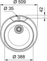 plieno plautuve - Franke Ronda ROL 610-39, nerūdijantis plienas (Stainless Steel) - 3 nuotrauka