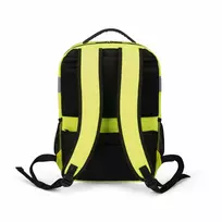 kompiuterio deklas 17 - DICOTA Backpack HI-VIS Base 24 litre yel - 2 nuotrauka