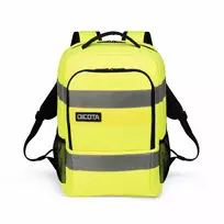 kompiuterio deklas 17 - DICOTA Backpack HI-VIS Base 24 litre yel - 4 nuotrauka