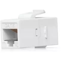 tinklo kabelio jungtia - UBIQUITI CAT6 KEYSTONE COUPLER, 12-PACK. PASS-THROUGH CAT6 KEYSTONE COUPLER FOR CONNECTING PRE-TERMINATED ETHERNET CABLES SEAMLESSLY | UACC-KEYSTONE-COUPLER-C6 - 6 nuotrauka