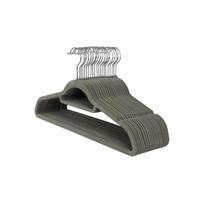 manekenai - Songmics Drabužių pakaba Velvet 50 vnt., pilka (Grey) - 2 nuotrauka