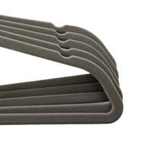 manekenai - Songmics Drabužių pakaba Velvet 50 vnt., pilka (Grey) - 5 nuotrauka