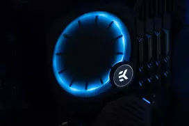 360mm vandens - EK Water Blocks AIO CR360 Lux D-RGB - 3 nuotrauka