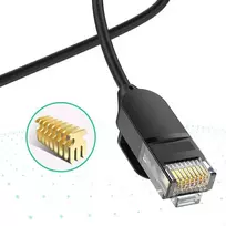 rj45 kabelis 3m - Ugreen LAN Cable / 6e cat / RJ45 / 3m / Black - 9 nuotrauka