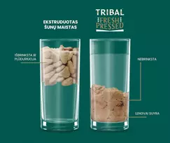 sunu maistas senjorams - TRIBAL Fresh Pressed Senior/Light Turkey sausas maistas šunims, kalakutiena - 3 nuotrauka