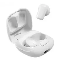 bluetooth ausines - USAMS ID25 TWS belaidės ausinės baltos (White) - 4 nuotrauka