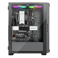 micro atx korpusas - Kompiuterio korpusas Xilence XILENT BLADE II X613, juoda - 7 nuotrauka
