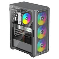 micro atx korpusas - Kompiuterio korpusas Xilence XILENT BLADE II X613, juoda - 8 nuotrauka
