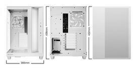 micro atx korpusas - be quiet! Light Base 500 LX Baltas (White) - 5 nuotrauka