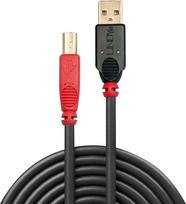 active usb cable 15m - Lindy USB 2.0 Aktiv Typ A/B M/M 15m - 3 nuotrauka