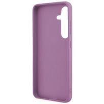 samsung s24 deklas - Samsung Galaxy S24 Guess Glitter Script dėklas - Violetinis (Purple) - 3 nuotrauka