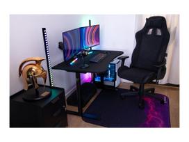 kompiuterinis stalas - Kompiuterinių žaidimų stalas Arozzi Arena Small, 71 cm x 114 cm, 71 cm, juoda sp. - 3 nuotrauka