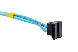 sata cable - Supermicro 4 x Round SATA cable 0.56 m Juodas (Black), Mėlynas (Blue), Baltas (White) - 3 nuotrauka