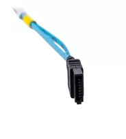 sata cable - Supermicro 4 x Round SATA cable 0.56 m Juodas (Black), Mėlynas (Blue), Baltas (White) - 4 nuotrauka