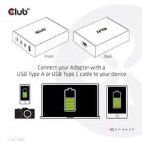 travel charger usb - MOBILE TRAVEL CHARGER USB-C/132W GAN CAC-1906 CLUB3D - 3 nuotrauka