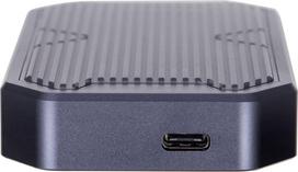 nvme korpusas - Unitek S1210B M.2 NVMe/SATA korpusas RGB, Pilkas (Grey) - 6 nuotrauka