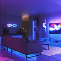 nanoleaf light strip - Nanoleaf 4D TV Screen Mirror + Light Strips Kit (for TV & Monitor up to 85'') - 4 nuotrauka
