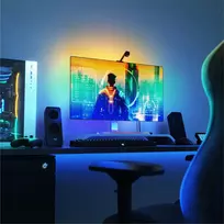 nanoleaf light strip - Nanoleaf 4D TV Screen Mirror + Light Strips Kit (for TV & Monitor up to 85'') - 5 nuotrauka