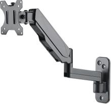 monitor arm - MANHATTAN Universal Gas Spring Monitor Wall Mount Single Gas-Spring Jointed Arm Supports One 17-32i - 4 nuotrauka