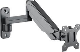 monitor arm - MANHATTAN Universal Gas Spring Monitor Wall Mount Single Gas-Spring Jointed Arm Supports One 17-32i - 5 nuotrauka