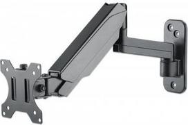 monitor arm - MANHATTAN Universal Gas Spring Monitor Wall Mount Single Gas-Spring Jointed Arm Supports One 17-32i - 6 nuotrauka