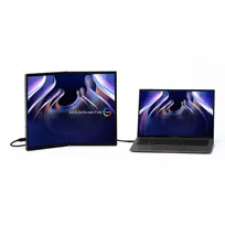 usb c hdmi 3 - ASUS ZenScreen Fold OLED MQ17QH 17.3", OLED, Sidabras (Silver) - 3 nuotrauka
