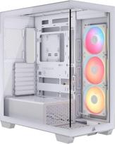 baltas korpusas - „Corsair 3500X LX-R“ kompiuterio korpusas, „Mid-Tower“, E-ATX, RGB, grūdintas stiklas - baltas - 2 nuotrauka