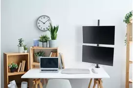 monitor arm - Kensington K53802WW Vertikalus dvigubas monitorių laikiklis iki 32" - 5 nuotrauka