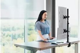 monitor arm - Kensington K53802WW Vertikalus dvigubas monitorių laikiklis iki 32" - 7 nuotrauka