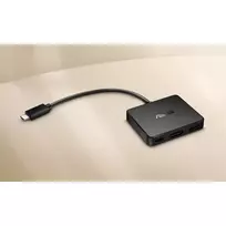 usb 100w laidas - Asus USB-C Mini Dock 90XB0820-BDS000 Juodas (Black) - 8 nuotrauka
