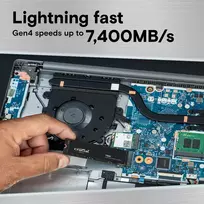 1tb nvme pcie 4.0 ssd m.2 - Crucial T500, M.2, 1 TB - 5 nuotrauka